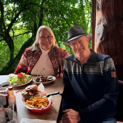Fred Van Allen Picture with foods